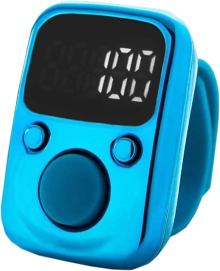 Digitale Teller - Clicker Instrument - Evenementen Tellen - Waterdichte Technologie - Compact Formaat - Blauw