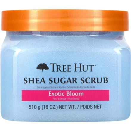 Tree Hut Exotic Bloom Shea Sugar Floral Body Scrub - Lichaamsscrub - Bad & Douche - Exfoliating - 510g