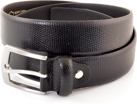 Muller & Sons Prestige Heren Broekriem Zwart 105 cm