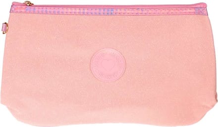 Toilettas Glitter Make-up - Lichtroze/Lila - Rits & Handgreep - 27x16x9cm
