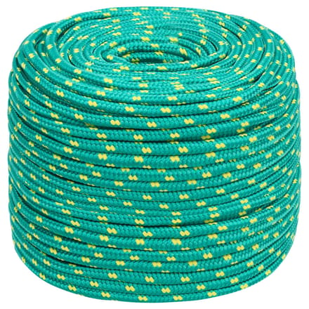 vidaXL - Boottouw - 8 - mm - 50 - m - polypropyleen - groen