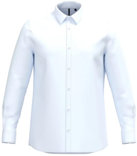 Polycotton popeline overhemd zonder zak Kariban Collection Corporate