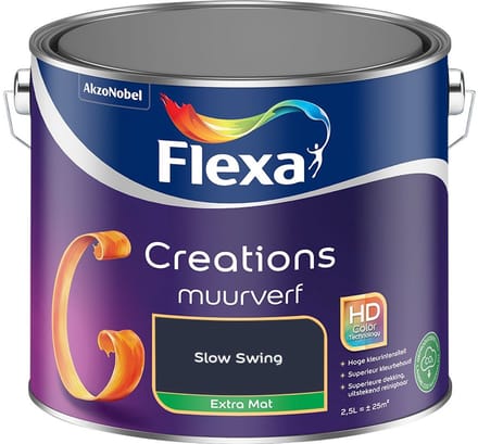 Flexa - Creations Muurverf Extra Mat - Slow Swing - Mengverf - 2,5 L