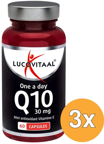 3x Lucovitaal Q10 30mg (60 capsules)