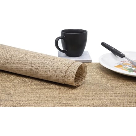 Placemat 30x45cm polyester goud
