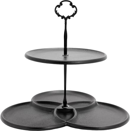 Etagère Zwart 2 laags 28X27XH26CM