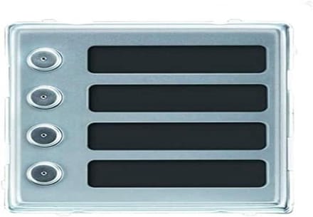 Intercom Module - Deuropener Module - Toegangscontrole Systeem - Homogene LED Verlichting - 125 mm Hoog - Aluminium
