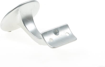 Hermeta Leuninghouder 65mm - Rond zadel M8 Naturel