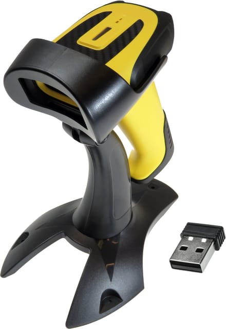 Dparts barcode scanner draadloos - Plug & Play - 2D en QR code - USB handscanner met houder