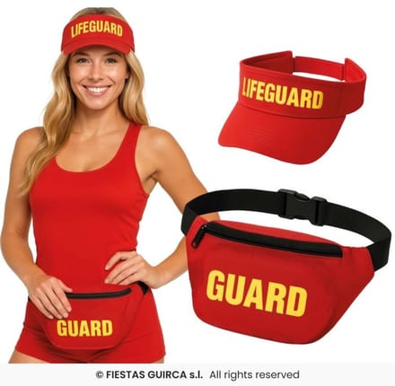 Lifeguard Set 2-delig Rood