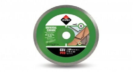 Rubi CSV 125 Pro - Diamantschijf - Droogsnijden - Keramische Tegels
