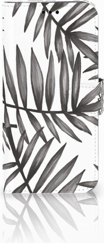 Samsung Galaxy J5 2017 Hoesje Leaves Grey