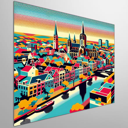 Kunstprint | Wanddecoratie | Dibond | 30 × 30 cm