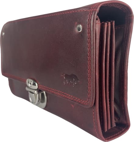 Horeca Portemonnee - Rood - Leer - Briefgeld - Munthouder - Kelnerbeurs - Horeca - Portefeuille - Geld