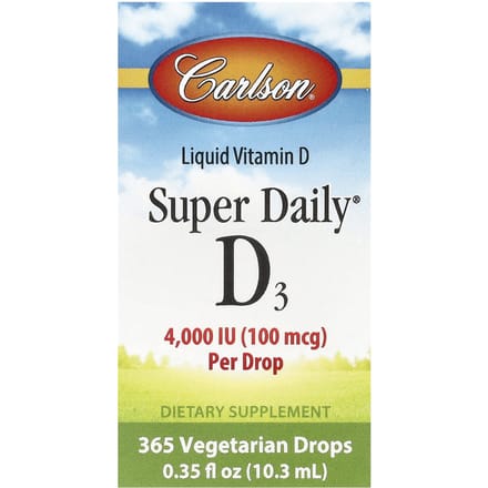 Super Daily® D3, 100Mcg (4.000 IE), 10,3 ml (0.35 fl oz)