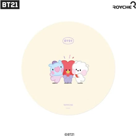 BT21 Minini Muismat (2 kleuren) Yellow white