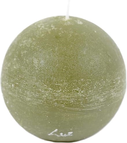 Rasteli Luz Your Senses Kaars- Bolkaars Groen D 10 cm