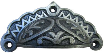 Edwardian Antique Iron Cup Pull Handle