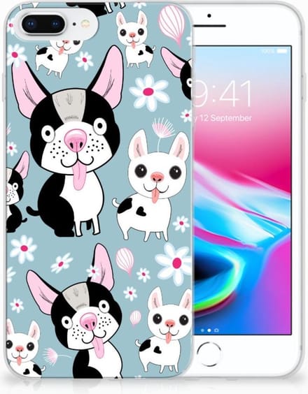 Apple iPhone 7 Plus | 8 Plus TPU Hoesje Hondjes