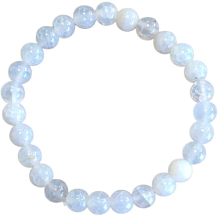 Edelstenen Armband – Witte Draak Steen – 8mm – 21cm – Spirituele Accessoire