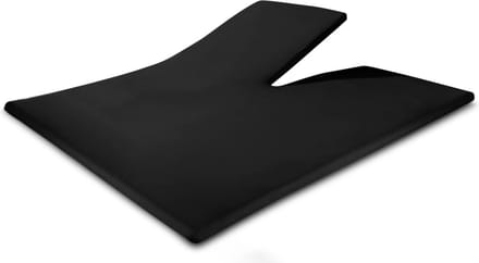 Sleeptime Splittopper Jersey Hoeslaken - Tweepersoons 160x220 cm - Stretch - Zwart