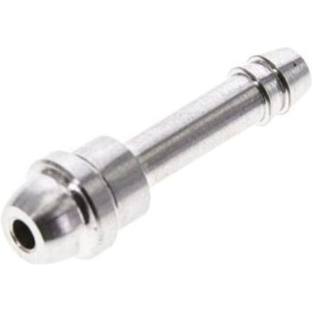 4 mm RVS Slangpilaar zonder Wartelmoer (G1/8'') 12mm