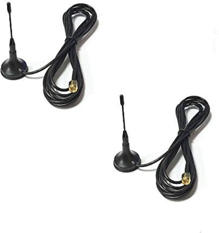 GSM Antenne Zuignap Magnetische Montage 2 Stuks 1,5 m 900/1800 MHz