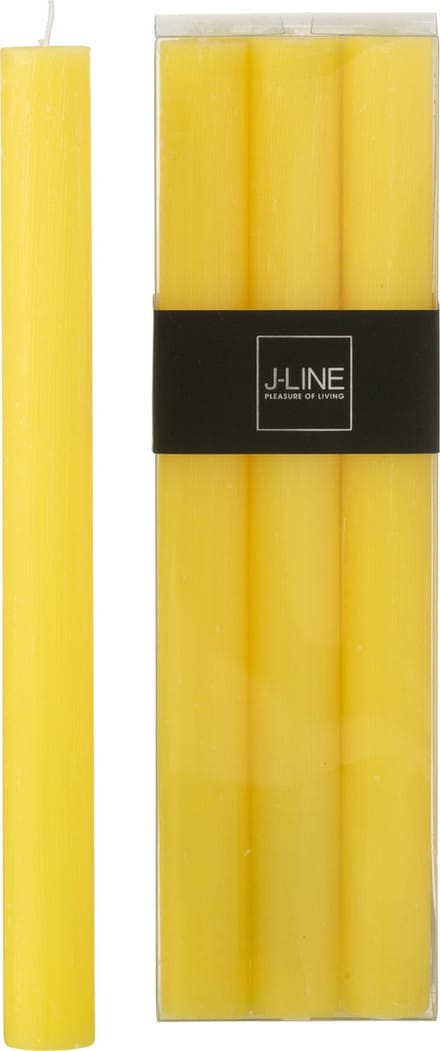 J-Line tafelkaars - geel - 9U - doos van 6