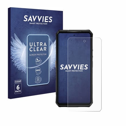 Savvies - Screenprotector voor Ulefone Armor 28 Ultra Thermal - Folie Beschermfolie transparant 6 Stuks