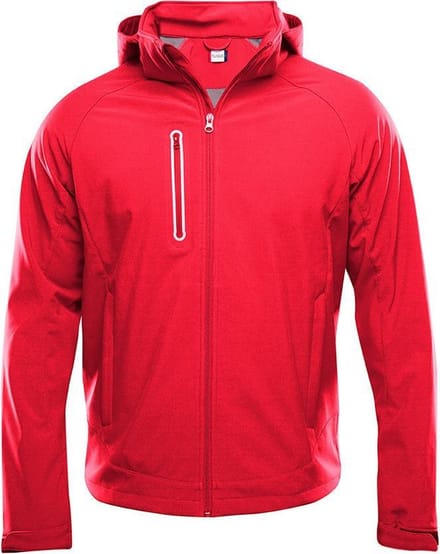 Milford softshell jacket heren rood m