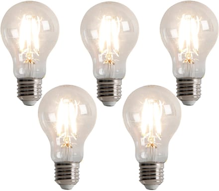 LUEDD Set van 5 E27 3-staps dimbare LED lamp A60 5W 500 lm 2700K