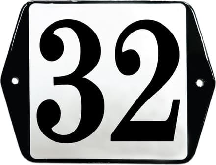 Emaille huisummer model oor - 32