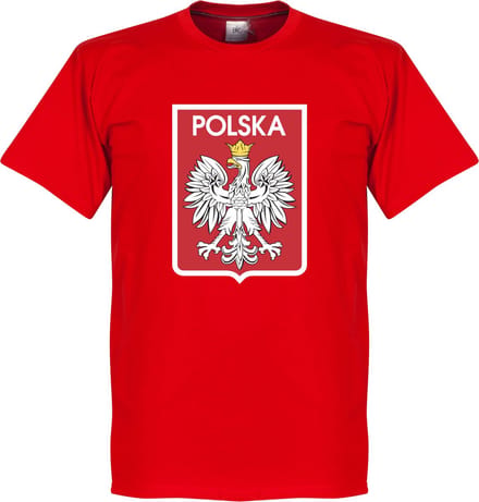 Polen Logo T-Shirt - Rood - XXL