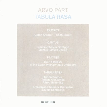Alfred Schnittke, Lithuanian Chamber Orchestra, Saulius Sondeckis - Pärt: Tabula Rasa (CD)