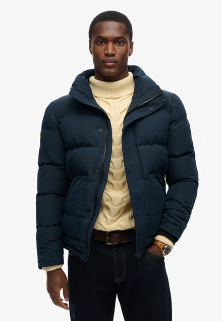 Superdry - Everest korte pufferjas - Heren - Gewatteerde jassen