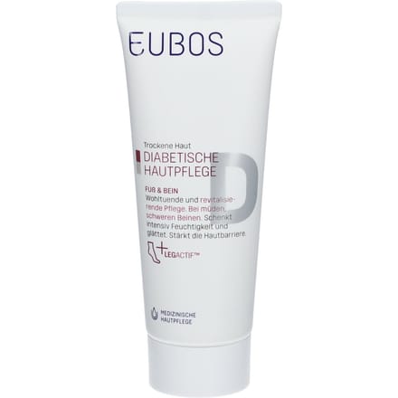 Eubos Diabetics Skincare Voet- en Beencrème 100 Crème