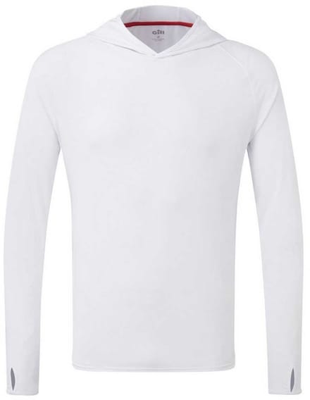 Gill Tec Uv-hoodie Met Lange Mouwen Wit XL Man