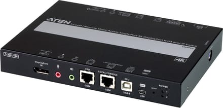 ATEN CN9950 1-Lokaal-Remote Share Access Single Port 4K DisplayPort KVM over IP