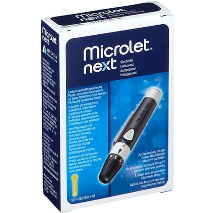 Ascensia Prikapparaat Microlet Next Kit 85139894 1 Prikpen
