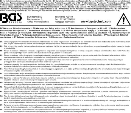BGS Dopsleutelbit 1/4 INBUS 5 mm