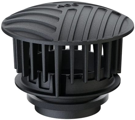 ACO Stalen buis Passavant Spin voor noodoverloop met geslKogelrooster/DN70/100 Gietijzer/f H35mm, 7033.10.52