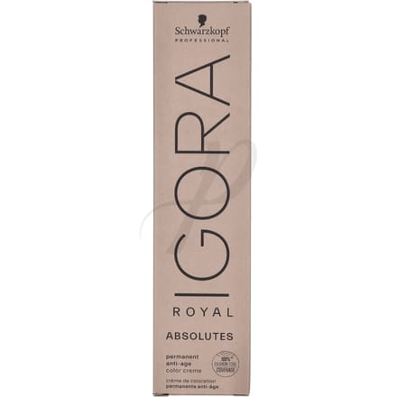 Schwarzkopf Professional Igora Royal Permanent Anti-Age Colour Cream Haarkleuring Unisex 60 ml