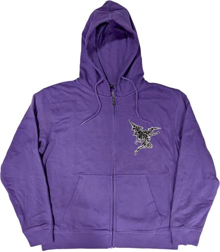 Black Sabbath - Henry Pocket Logo Vest met capuchon - S - Paars
