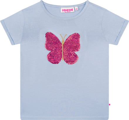 Someone FELICE-SG-02-M Meisjes T-shirt - LIGHT BLUE