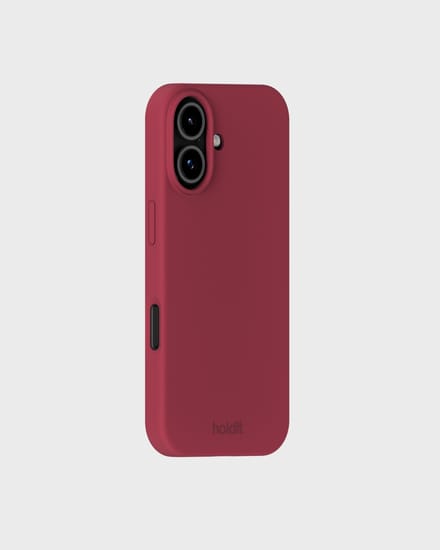 Holdit Silicone Case geschikt voor Apple iPhone 17 - Red Velvet