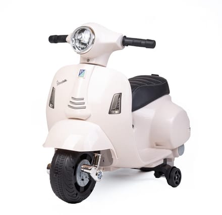 Baby Mix Vespa elektrische kindermotor wit - Accuvoertuig