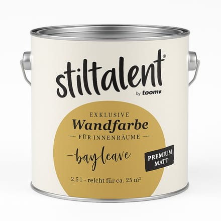 Stiltalent Premium Muurverf Bay Leave – Mat – 2,5L – Binnen – ca. 25 m² – Toom