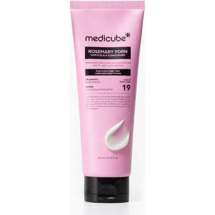 medicube Rozemarijn PDRN Hoofdhuid & Haar Conditioner 250ml 2pcs pink