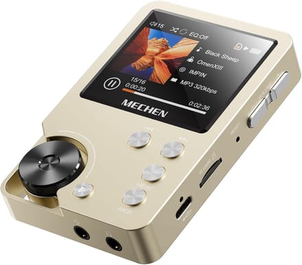 Hoge Resolutie MP3 Speler - Digitale Muziekspeler - Muziek Luisteren - Verliesvrije Audio - 64 GB Opslag - Zwart