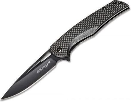 Black Carbon Magnum Boker - Inklapbaar zakmes